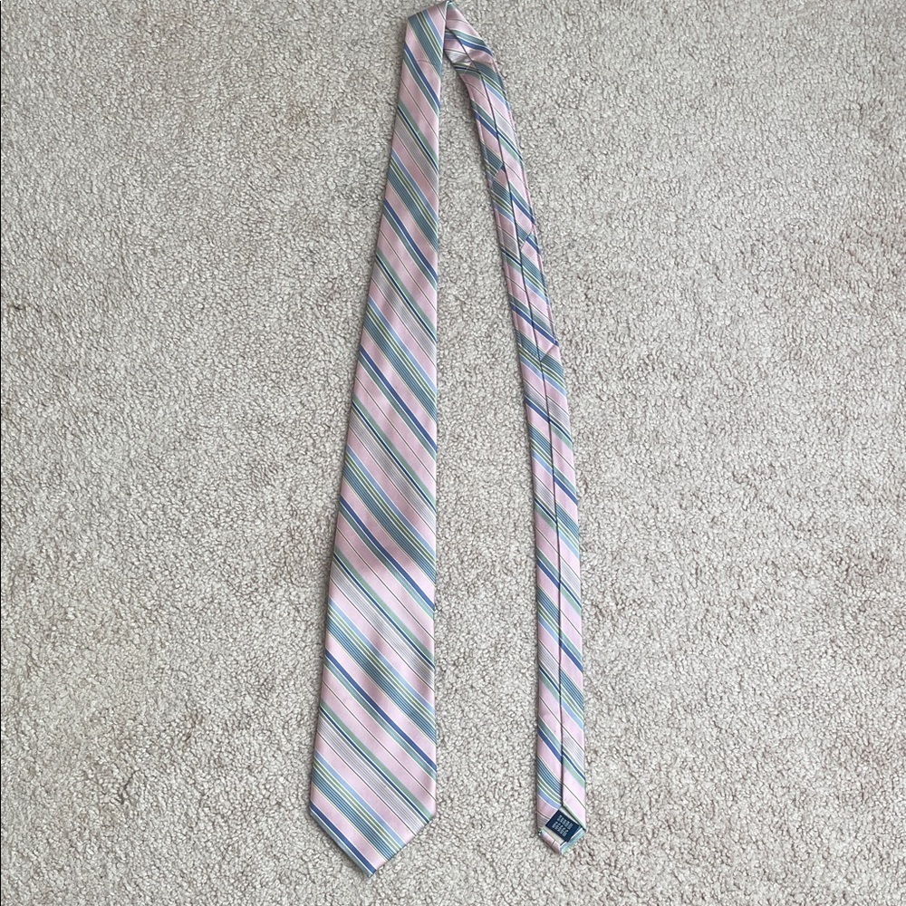 Meeting Street Elegant Multicolor Striped Tie